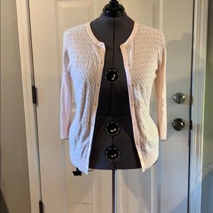 Button up cardigan with 3/4 length sleeves